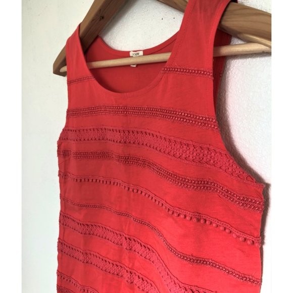 J.Crew Embroidered Textured Tank Top - Picture 6 of 8